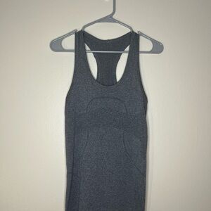 Lululemon Swiftly Charcoal Racerback Tank